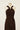 Robe Prestance chocolat — devant 3 col americain