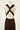 Robe Prestance chocolat — dos 4 liens retombants