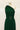 Robe Prestance vert sapin — devant 2 asymetrique